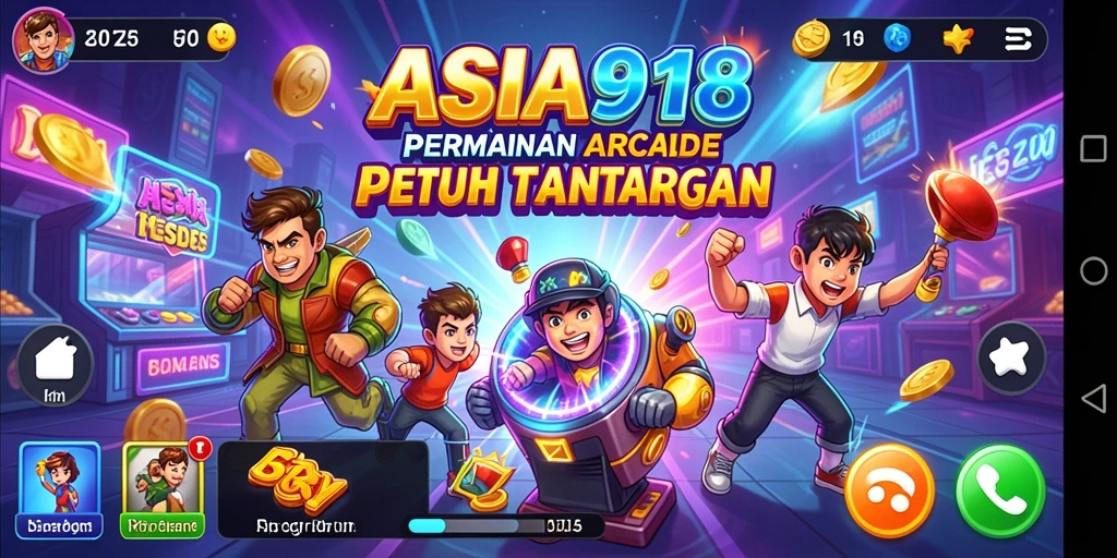 Screenshot utama dari ASIA918 menampilkan aksi gameplay yang mendebarkan.