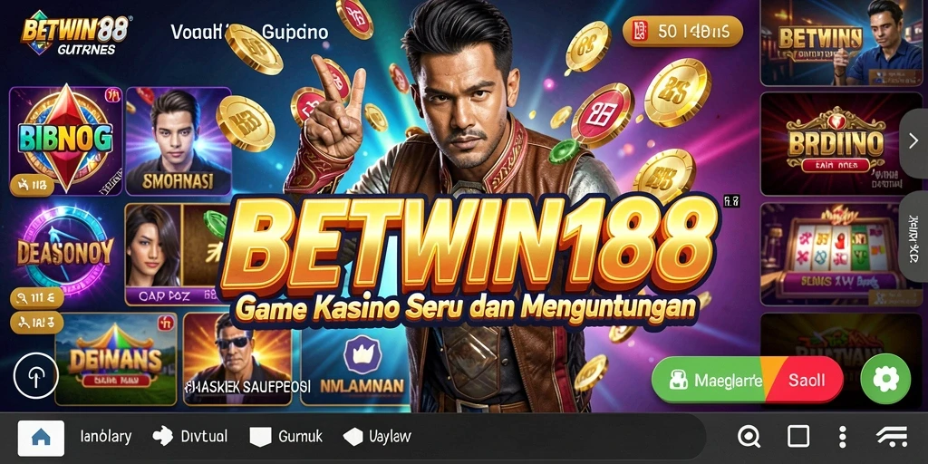 Tampilan screenshot utama BETWIN188 dengan gameplay Kasino yang mengesankan.