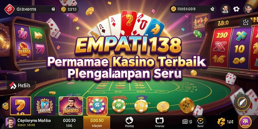 Tampilan menarik permainan kasino EMPATI138 yang seru.