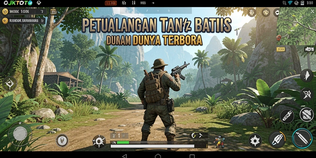 Tangkapan layar gameplay OJKTOTO dengan pemandangan alam yang memukau.