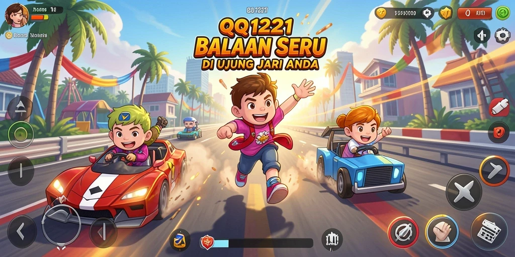 Gameplay seru dari balapan penuh adrenalin.