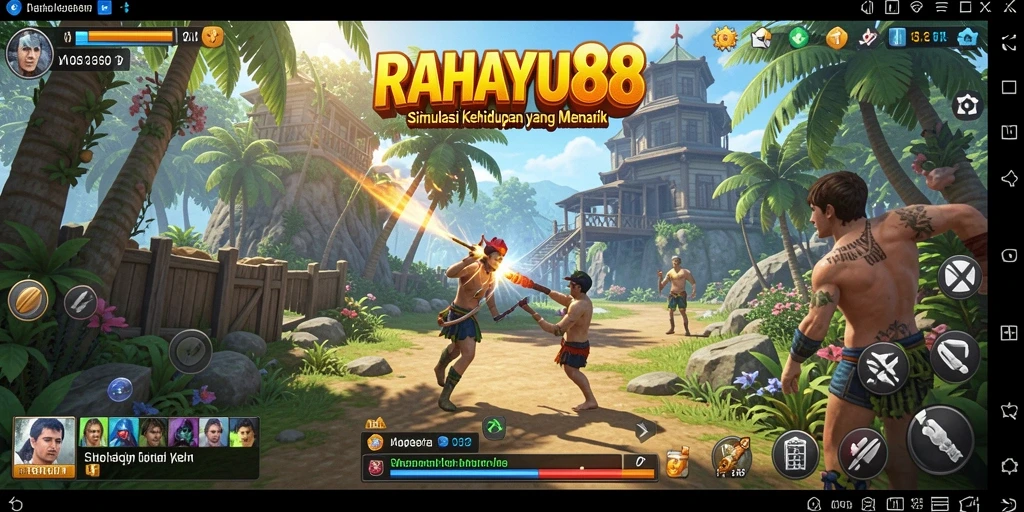 Tangkapan layar gameplay RAHAYU88 yang penuh warna dan interaktif.