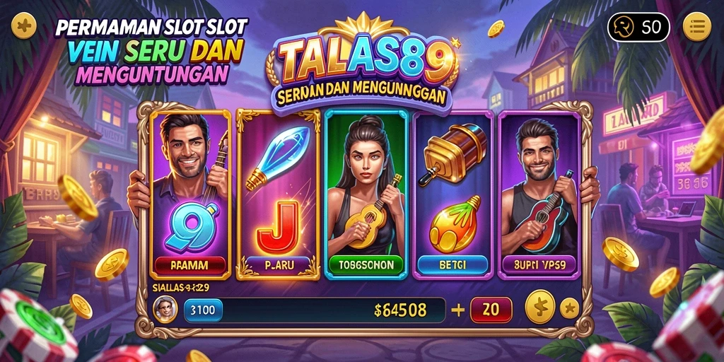Tampilan gameplay slot TALAS89 yang menghibur dan menarik.