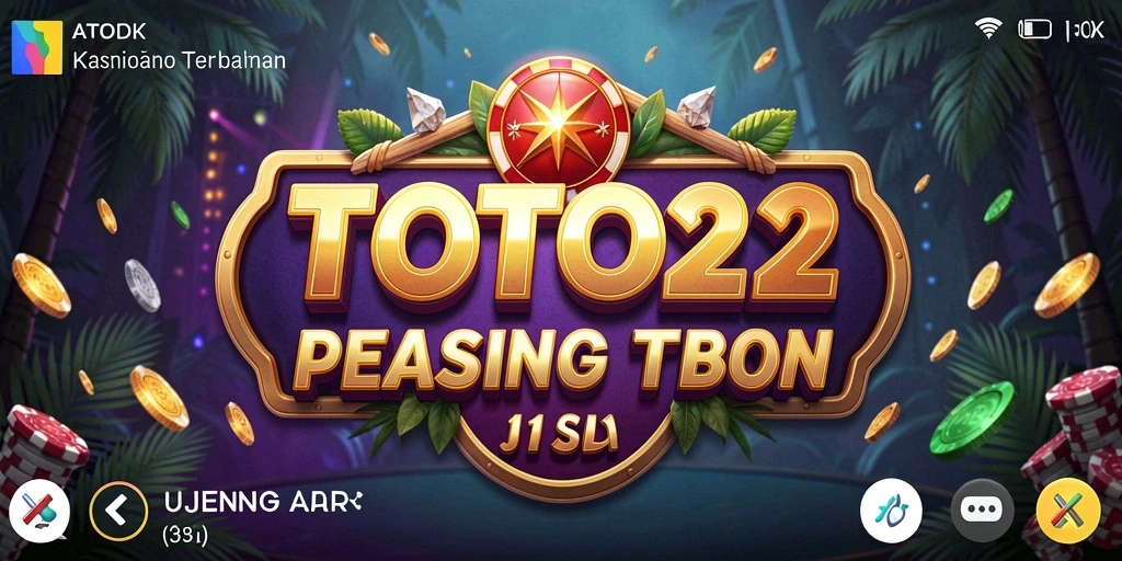 Screenshot TOTO22 menunjukkan pengalaman bermain kasino yang menarik dan menegangkan.