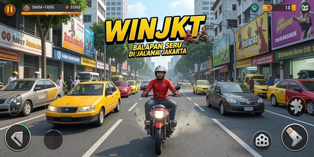Pengalaman balapan mendebarkan di Jakarta dengan grafis luar biasa.